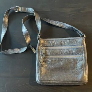 Cole Haan Village Sheila Metallic Leather Crossbody